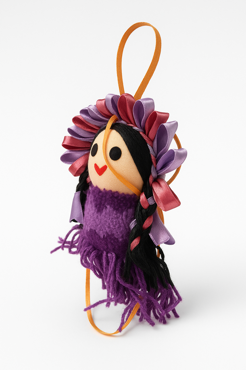 Llavero Artesanal Otomí - Hecho a Mano en Querétaro